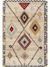 hoogpolig vloerkleed tika creme berber teppich teppich flauschiger teppich