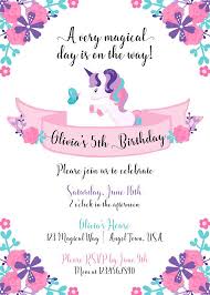 Invitacion De Unicornio Invitacion Del Cumpleanos Del Unicorn Birthday Invitations Unicorn Invitations Unicorn Birthday Party Invitation