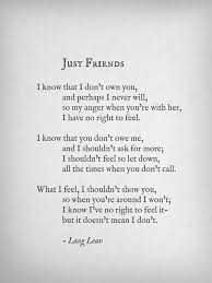 Just Friend Deep Poems Lang Leav Quotes Lang Leav Poems Words