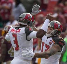 Quarterback jameis winston playing for the tampa bay buccaneers in 2015 | source: Jameis Winston Wikipedia