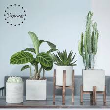 Wholesale Indoor Round Concrete Crafts Cement Planter Pot With Wooden Frame Find Complete Details About Wholesale Indoor Ro Plants Indoor Plant Pots Planters