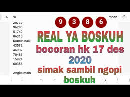 Prediksi Hk Malam Ini 17 Desember 2020 Youtube