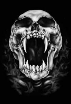 Discover 39 Screaming skull and awesome skull images ideas | evil skull  pictures, skull pictures, flame skull wallpaper and more
