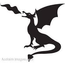 Fire Breathing Dragon Silhouette Google Search Dragon Silhouette Fire Breathing Dragon Clip Art Pictures