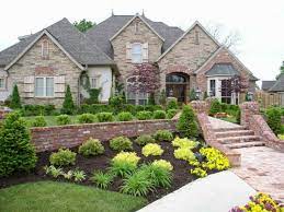 This landscaping design idea for the front of the house is designed to make a beautiful lawn a reality, without requiring tons of physical exertion or for example, try other easy landscaping ideas, such as adding containers for plants, hanging baskets near the front door and one focal point. Front Yard Landscape House Landscape Modern Landscape Design Landscaping Ideas Landscape Architecture Archaic Landscaping Ideas For Small Front Yard In Front Of House Landscaping Ideas For Front Of Tornado Seo Company Dubai Official Blog
