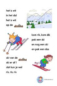 Avi Start Verhaal Voor Kleuteres Thema Winter Ski Kleuteridee Free Printable Leren Lezen Lezen Woorden Lezen