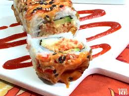 Shaggy Dog Roll Sushi How To Make It At Home Recipe Homemade Sushi Food Sushi At Home