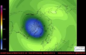 Ecmwf Seasonal 10mb Geopotential Height Anomaly Forecast