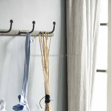 180 cm, 220 cm und 240 cm. Ib Laursen Vorhang Mit 7 Bandern Weiss Mit Schwarzen Streifen