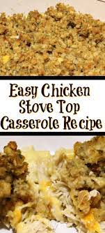 Easy Stove Top Casserole Recipe In 2020 Rotisserie Chicken Recipes Leftover Shredded Chicken Recipes Easy Shredded Chicken Recipes