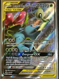 Full Art Celebi Venusaur Gx Tag Team Ultra Rare Pokemon Sm167 Black Star Promo Ebay
