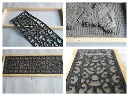 Shabby Chic Diy Und Deko Diy Beton Ornamentfries Und Herbstdekoration Selbermachen Beton Zement Basteleien Betongarten