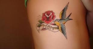 Bird And Rose Tattoo Drawing Art Expression Tattoo Rose Tattoo With Birth Tattoo Rose Tattoos For Women Neck Tattoo Cute Girl Tattoos