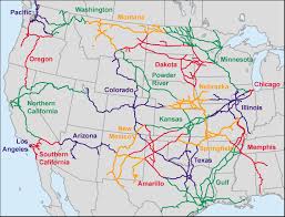 Bnsf System Map In 2019 Railway Route Map Train Map