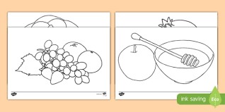 Free rosh hashanah coloring sheets. Rosh Hashanah Coloring Pages Teacher Made