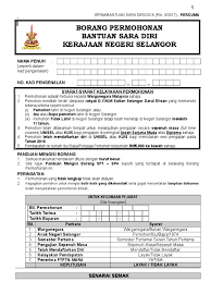Permohonan cerai taklik vs pengesahan cerai taklik. Borang Permohonan Bantuan Sara Diri