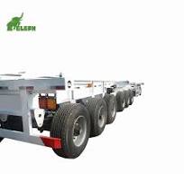 Road Train 40FT 6 Axle Container Skeleton Interlink Semi Trailer