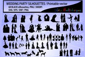 Download Wedding Silhouette Graphic By Arcs Multidesigns Creative Fabrica PSD Mockup Templates