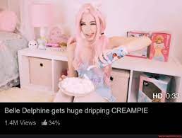 Belle Delphine gets huge dripping CREAMPIE 1.4M Views 134% - America's best  pics and videos