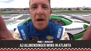 Do not miss a thing even when you're on the go! Nascar On Fox Aj Allmendinger Wins In Atlanta Facebook