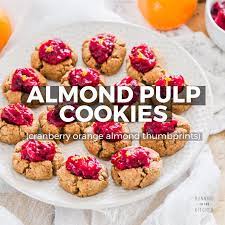 Almond Pulp Cookies Video Almond Pulp Recipes Almond Pulp Recipes Vegan Almond Pulp
