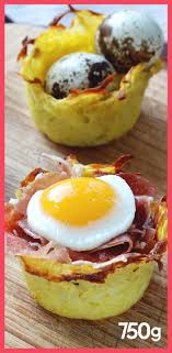 Nids De Pommes De Terre Aux œufs De Caille Recette Oeufs De Caille Caille Recette Nid De Paques