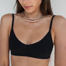 В ogni livello vedete 4 фото (immagini). Bralette Nera Reggiseno Nero Soft Cup Top Bra In Cotone Etsy