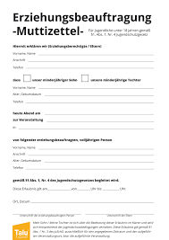 Flirten mit verheirateter frau english. Muttizettel Vorlage Zum Ausdrucken Pdf Vordruck Talu De