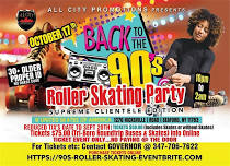 BACK 2 THE 90'S ROLLER SKATING PARTY