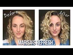 How To Refresh Curly Hair Between Washes Marisa S Refresh Youtube Curly Hair Styles Gel Curly Hair Grey Hair Care