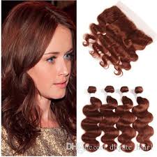 The weave hair is shed free, long lasting and can be reused many times. 2021 Reddish Brown Brazilian Human Hair Weave Bundles With Full Frontal Body Wave 33 Dark Auburn Hair Weave With 13x4 Lace Frontal Closure From Dhgate Hair1 148 35 Dhgate Com