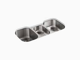 Create a highly functional kitchen workstation with the prolific sink and its included accessories. Undertone Triple Bowl Undermount Kitchen Sink K 3166 Kohler Kohler