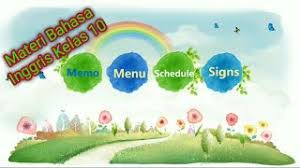 Materi bahasa inggris tentang descriptive text handy. Memo Menu Schedule And Signs Materi Bahasa Inggris Kelas 10 Youtube