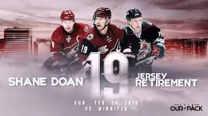 Shane doan news, gossip, photos of shane doan, biography, shane doan girlfriend list 2016. Arizona Coyotes Shane Doan Jersey Retirement Facebook