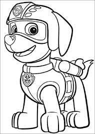 Patrulla Canina Para Colorear Rubble