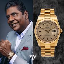 Vijay amritraj (14 aralık 1953 doğumlu) madras 'dan hintli bir spor yorumcusu, ara sıra oyuncu ve eski tenis oyuncusu. Vijay Amritraj Rolex Daydate Watch Superwatchman Com