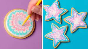 Firework cookies | patriotic cookies, summer cookies, cookie decorating. 5 Easy Decorated Cookies For Beginners Youtube