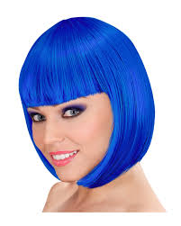 Lou Lou Bob Wig Blue as Manga & Visual Kei wig
