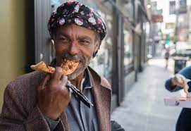 Pizza Lady helps Polk Street area's homeless hang on with food, compassion