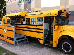 Schoolbusworld Impressions Negozi Temporanei Camion Di Cibo Street Food