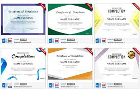 Best certificate templates for various awards. 100 Template Sertifikat Format Word Download Gratis Kuliah Desain