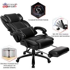 The herman miller sayl ergonomic office chair was designed to support a sitter up to 350lb. Buy Big And Tall Reclining Office Chair High Back Executive Computer Desk Chair With Adjustable Built In Lumbar Support Angle Recline Locking By Colamy On Dot Bo