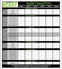 Body Beast Workout Sheets Zillafitness Com Chad Pink Body Beast Worksheets Body Beast Workout Body Beast Workout Sheets