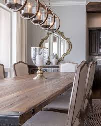 Rustic Wood And Metal Dining Table Is By Noir Furniture And The Upholstered Chairs In Natural Linen A Dining Table Metal Furniture Design Dining Table Chairs