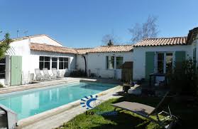 Nieul Sur Mer Maison Plain Pied Style Retais 4 Chambres Piscine