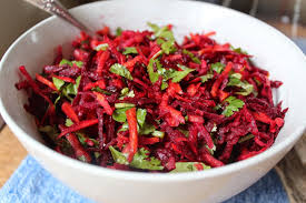 Raw Beetroot Carrot Apple And Coriander Salad Raw Beetroot Salad Eating Raw Carrot And Coriander