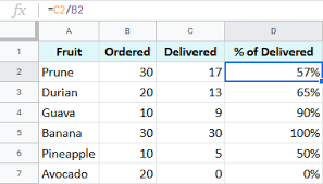 To learn more about calculating percentages, see examples of calculating percentages. Percentage In Google Sheets Tutorial With Useful Formulas
