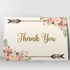 Floral Thank You Card Printable Thank You Card Boho Chic Thank You Bohemian Printable Thank You Cards Bohemian Wedding Card Boho Baby Shower Girl