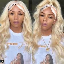 100% real brazilian remy human hair wigs long ombre blonde full lace front wigs. 613 Blonde Wig Blonde Lace Front Full Lace Human Hair Wigs Wholesale