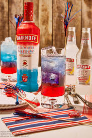 The key to making this red white and blue layered drink is the sugar content of the beverages that you use. Pin On 4th Of July